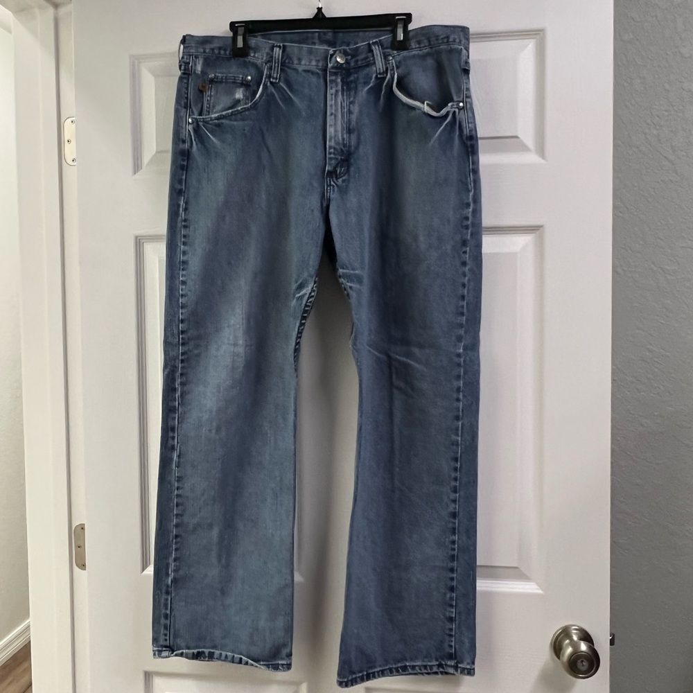 Mens Wrangler 20 Extreme No. 33 Relaxed Tit Denim Jeans